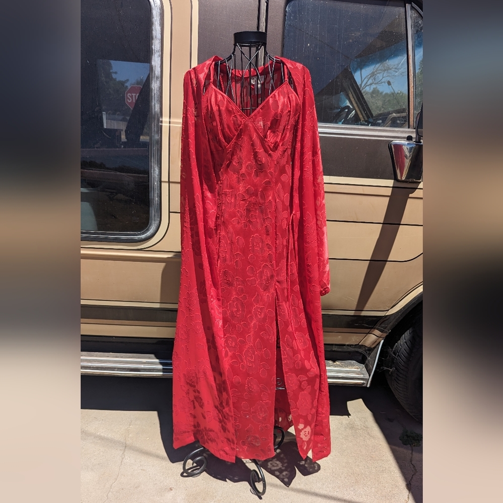 Victoria secret gold label Nightgown Set